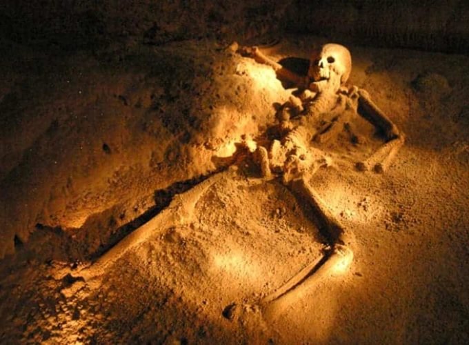 A.T.M Cave (Actun Tunichil Muknal) from Hopkins